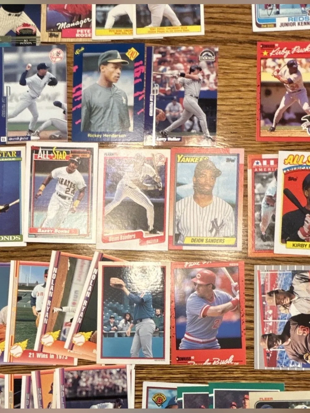HUGE Lot of Hall of Famers and Legends from Bo, Bonds, Griffey, Nolan, Randy,etc